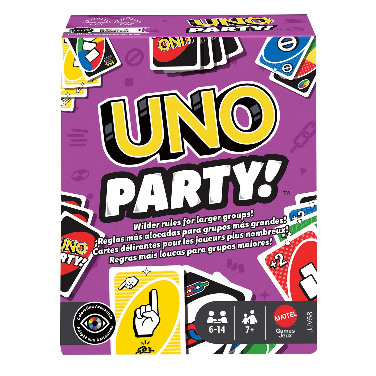 UNO Party kortų žaidimas
