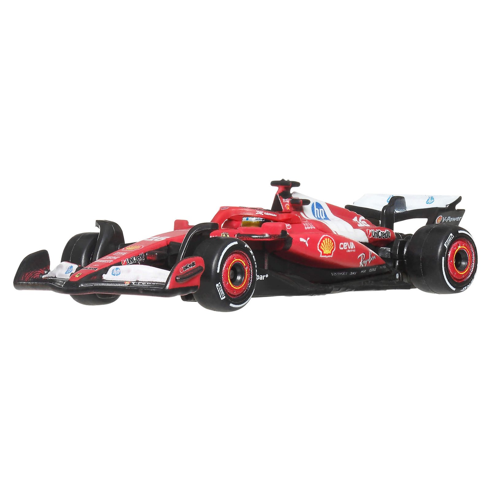 Charles'io Leclerco Ferrari bolidas – raudonas kėbulas, vaizdas įstrižai iš priekio