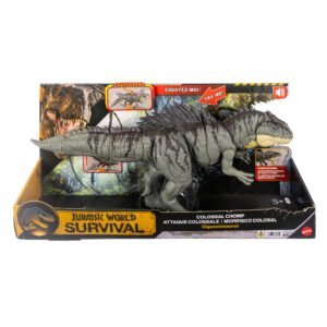 Jurassic World Giganotosaurus „Colossal Chomp“ Survival pakuotėje