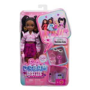 Barbie Dream Besties Brooklyn pakuotėje su magnetola, mikrofonu ir kitais priedais