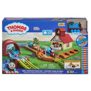 Thomas & Friends bėgių trasa „Bell Station“ pakuotėje su garvežiuku Thomas