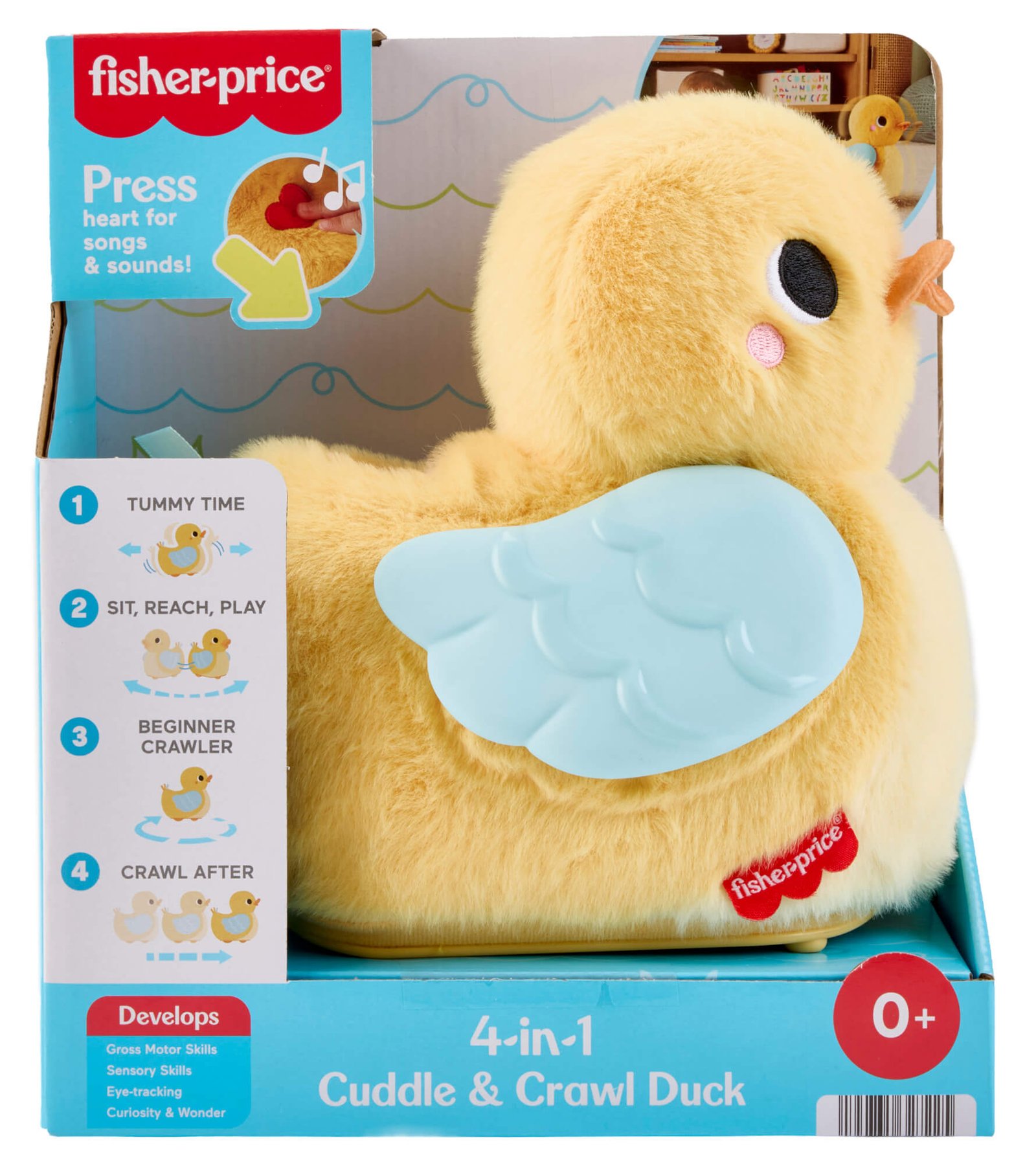 Fisher-Price judanti antytė kūdikiams „Cuddle & Crawl“ 4 in 1 pakuotėje