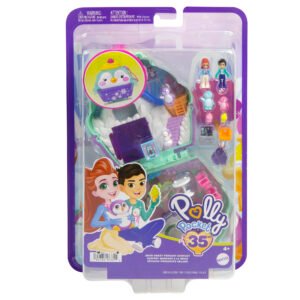 Polly Pocket kompaktinis rinkinys – pingvino kompaktas pakuotėje
