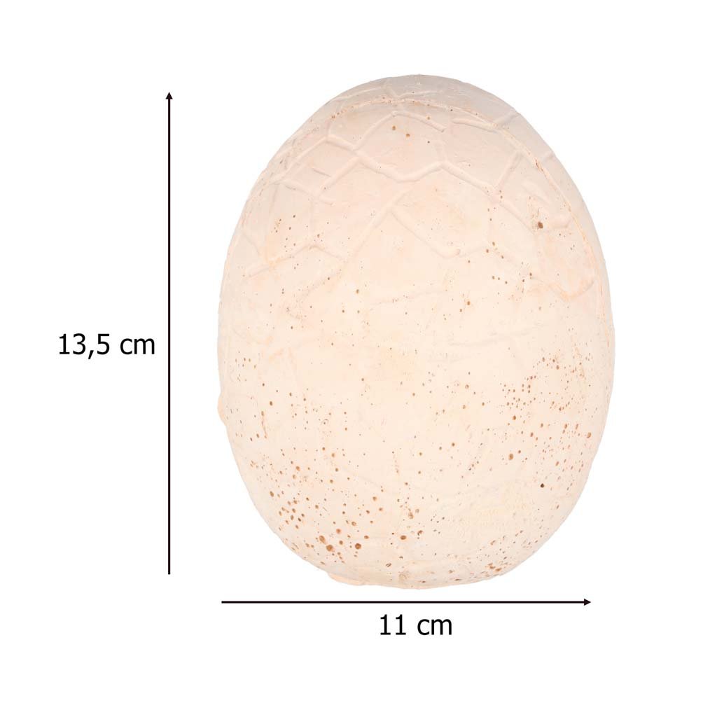 Kiaušinio matmenys – 13,5 × 11 cm