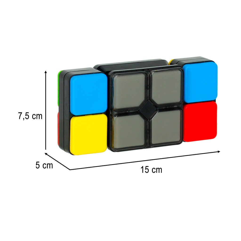 Loginio kubo matmenys – 15 × 7,5 × 5 cm
