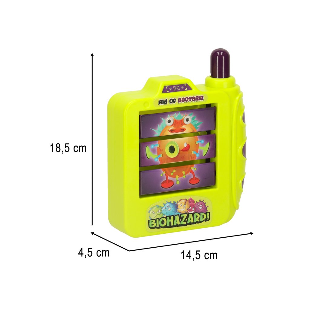 Fotoaparato matmenys – 18,5 × 14,5 × 4,5 cm
