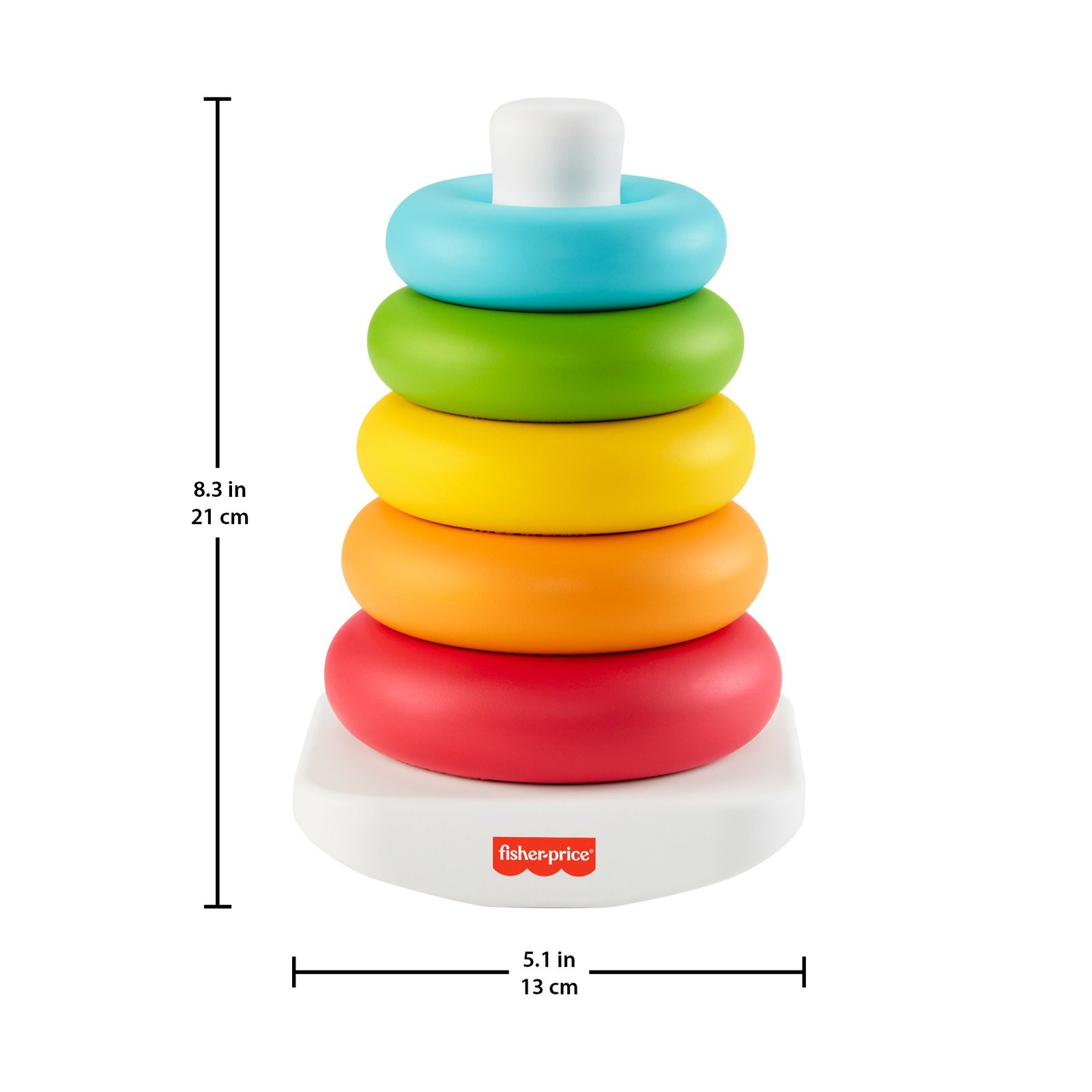 Surinkto bokštelio matmenys – apie 21 cm aukščio ir 13 cm pločio