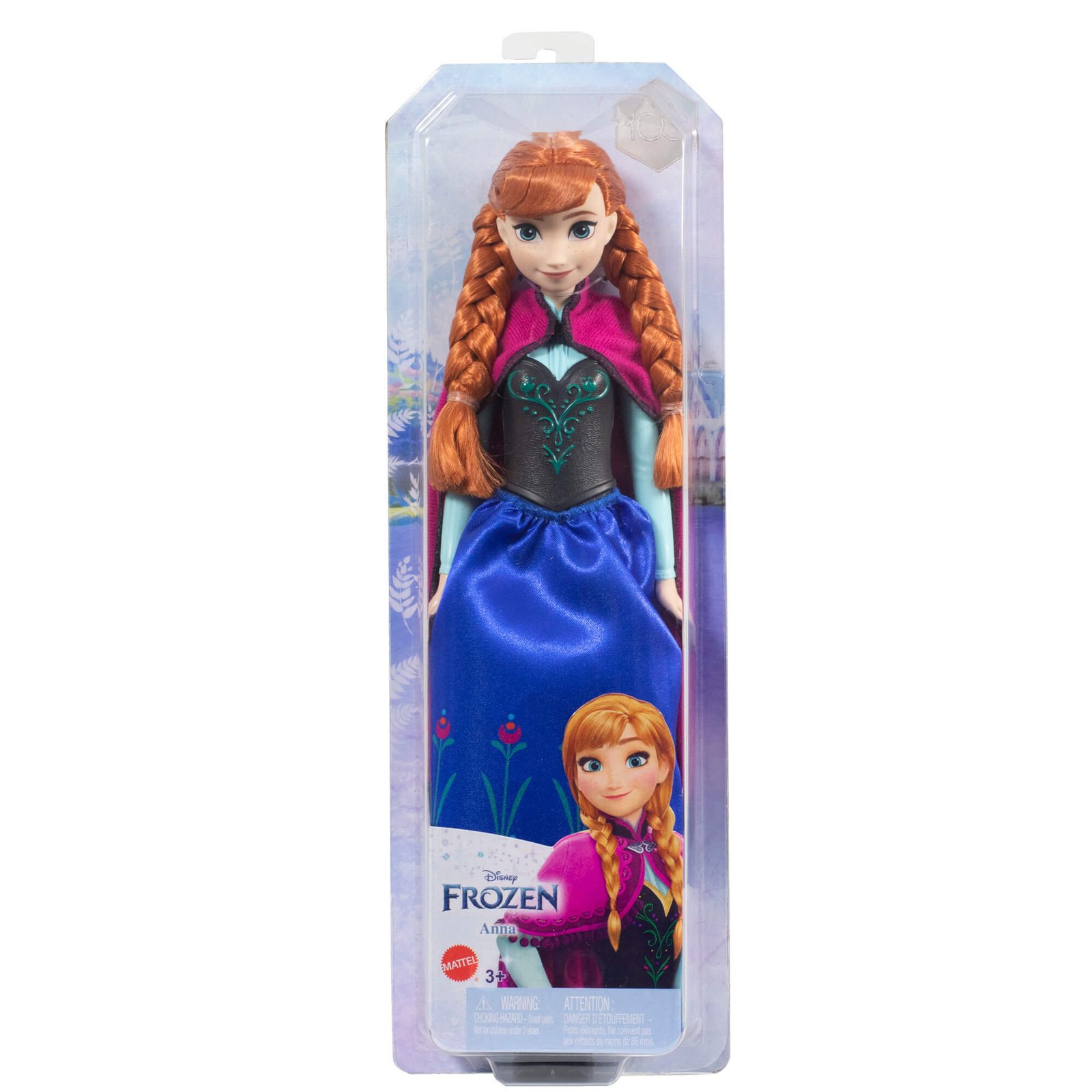 Disney Frozen lėlė Ana avietiniu apsiaustu originalioje pakuotėje