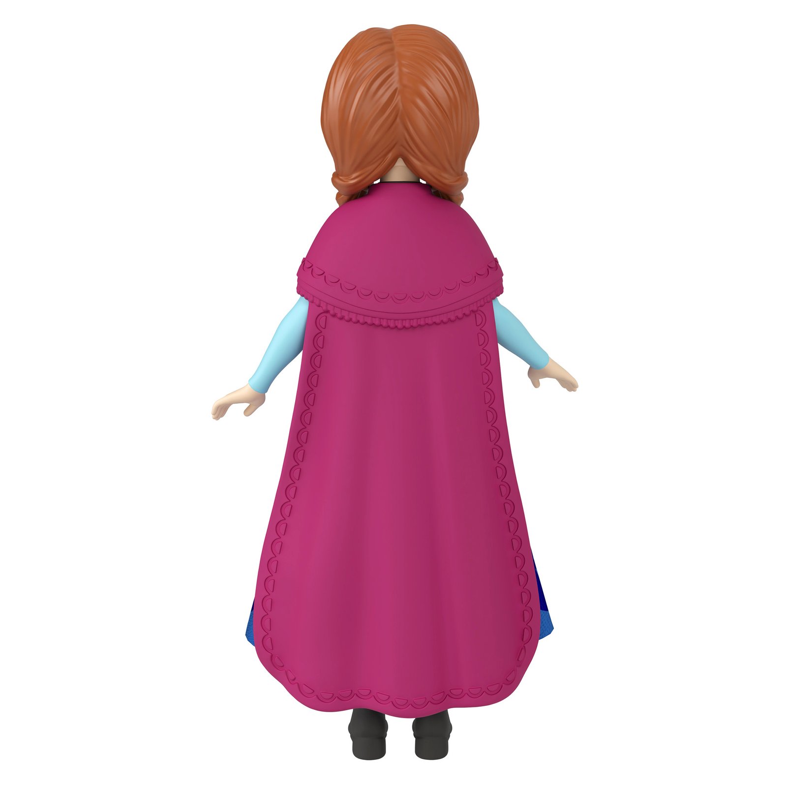 Mini Ana iš nugaros – avietinis apsiaustas