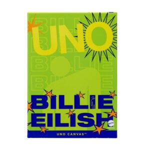 UNO Billie Eilish kortos – žalia UNO Canvas pakuotė iš priekio