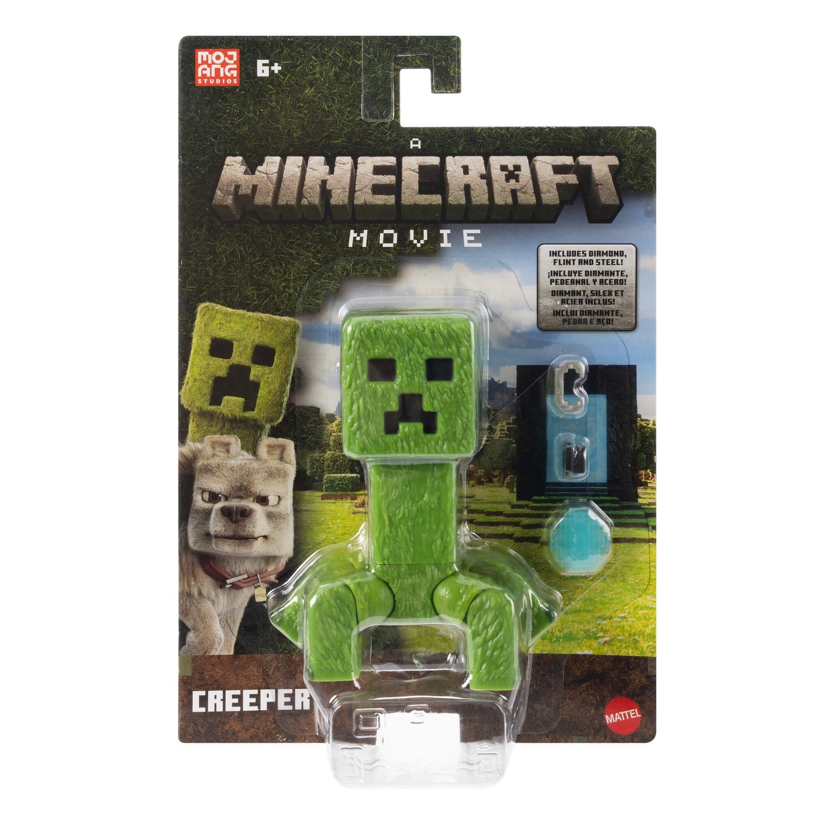 Creeper su deimantu, titnagu ir plienu pakuotėje