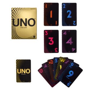 UNO Gold kortos su auksine Gold Edition dėžute