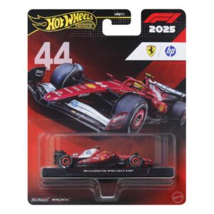 Hot Wheels Lewis Hamilton bolidas #44 – Premium pakuotė su Ferrari ir HP ženklais