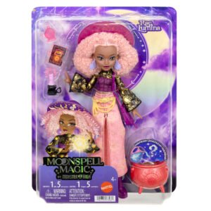 Monster High lėlė Moonspell Magic Rae Lumina pakuotėje